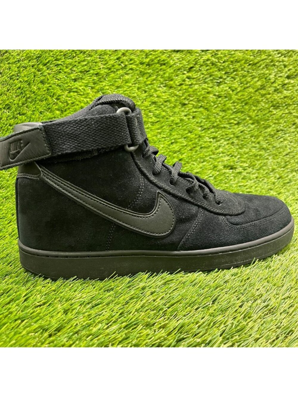 Nike Vandal High John Elliott Men Size 10.5 Triple Black Athletic Shoes Sneakers